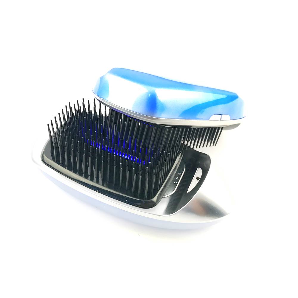 blue red light therapy ionic hair brush children hair straightener brush detangling brush infrared function Massage nourish h